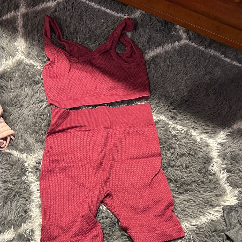 No Boundaries Burgundy Textured Top